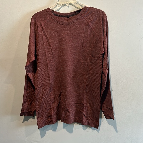 New ALPHALETE Hero Seamless long sleeve | color sparrow | SZ medium - Picture 3 of 7